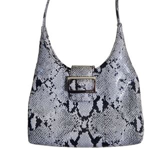 Nine West Y2K Faux Snakeskin Mini Shoulder Bag
